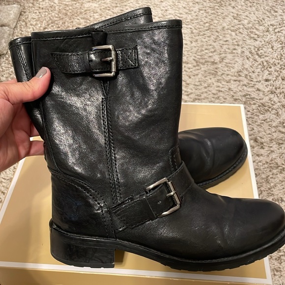 Black Biker Boots Michael Kors Michael - size 7 - Picture 4 of 6